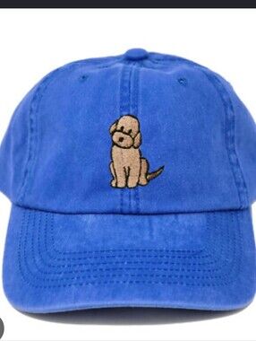 Legacy Navy Hat with Tan Embroidered Puppy